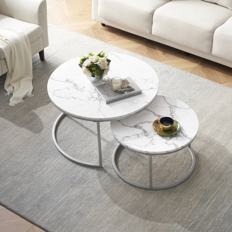 Wrought Studio Bercher Nesting Coffee Table & Reviews Wayfair